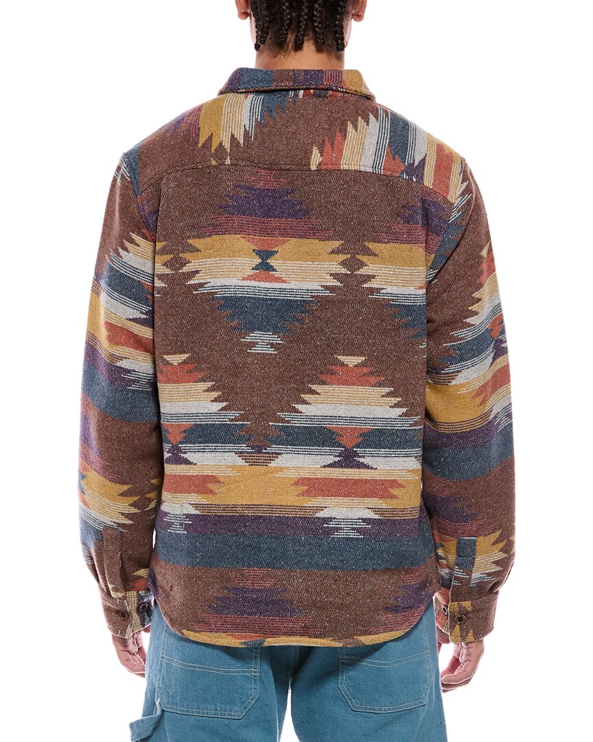 Weatherproof Vintage Unlined Southwest Wool-Blend Shirt Jacket