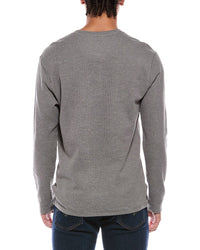 Weatherproof Vintage Variegated Microstripe Waffle Henley