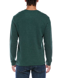 Weatherproof Vintage Variegated Microstripe Waffle Henley