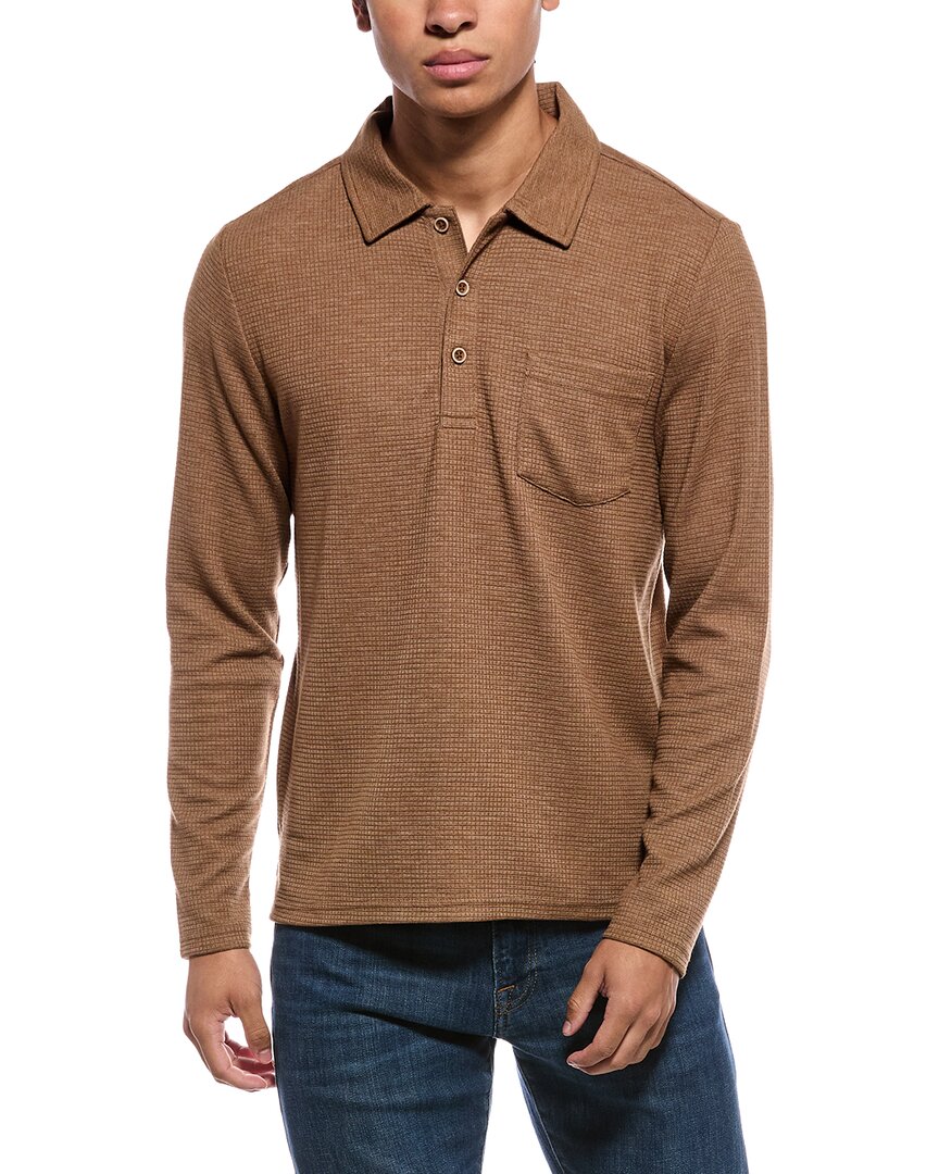 Weatherproof Vintage Long Sleeve Stretch Waffle Henley