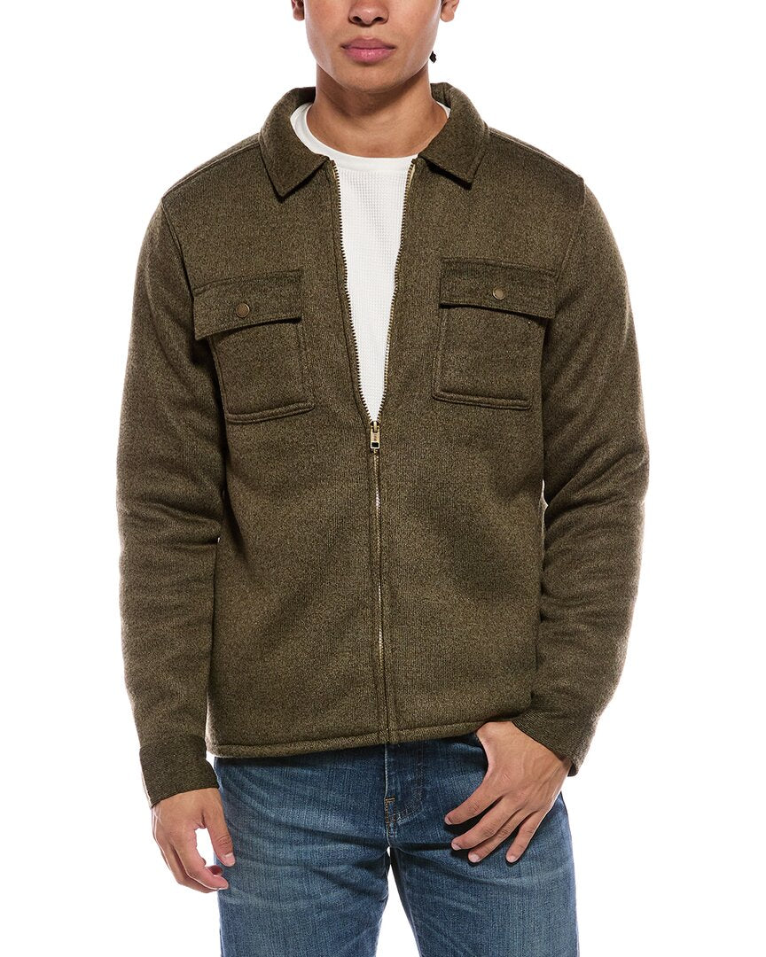Weatherproof Vintage Sherpa Lined Sweaterfleece Shirt Jacket