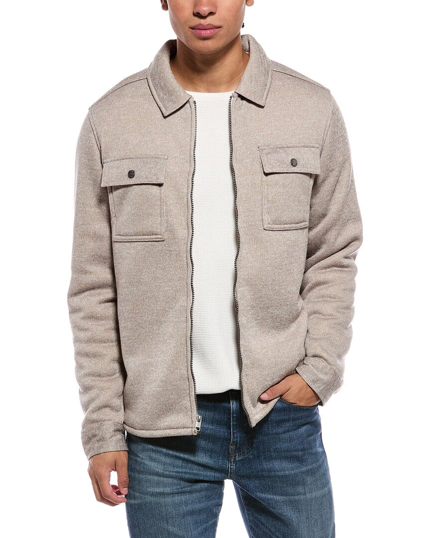 Weatherproof Vintage Sherpa Lined Sweaterfleece Shirt Jacket