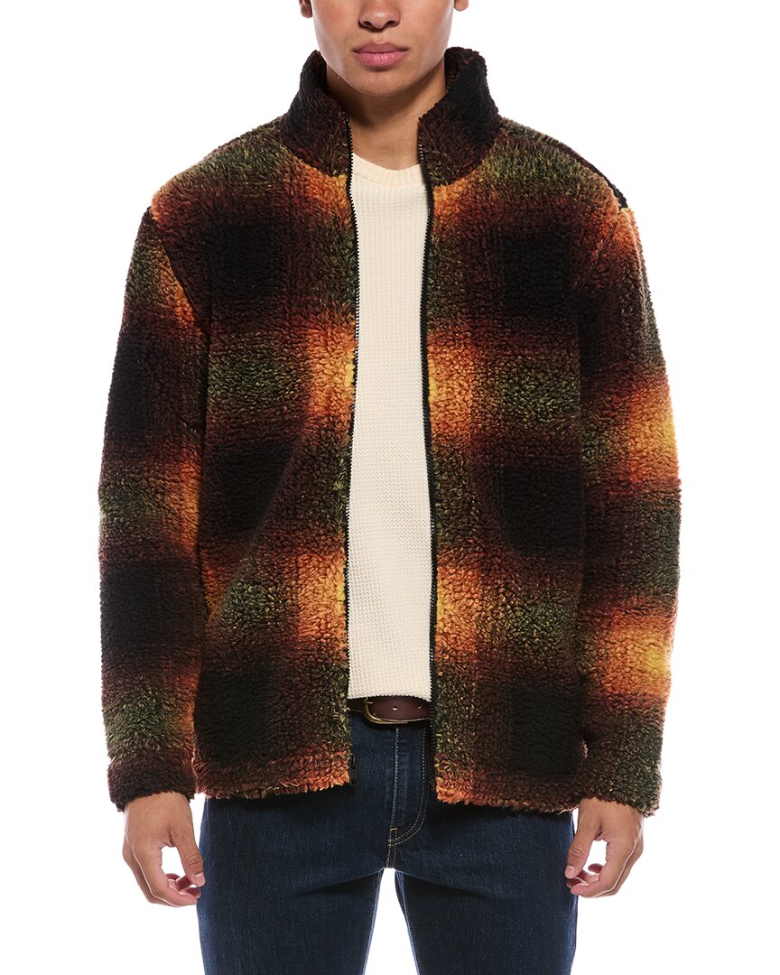 WEATHERPROOF VINTAGE Weatherproof Vintage Printed Berber Fleece Full Zip Jacket