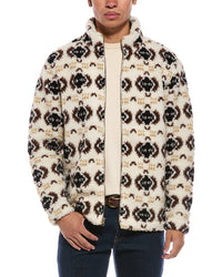 WEATHERPROOF VINTAGE Weatherproof Vintage Printed Berber Fleece Full Zip Jacket