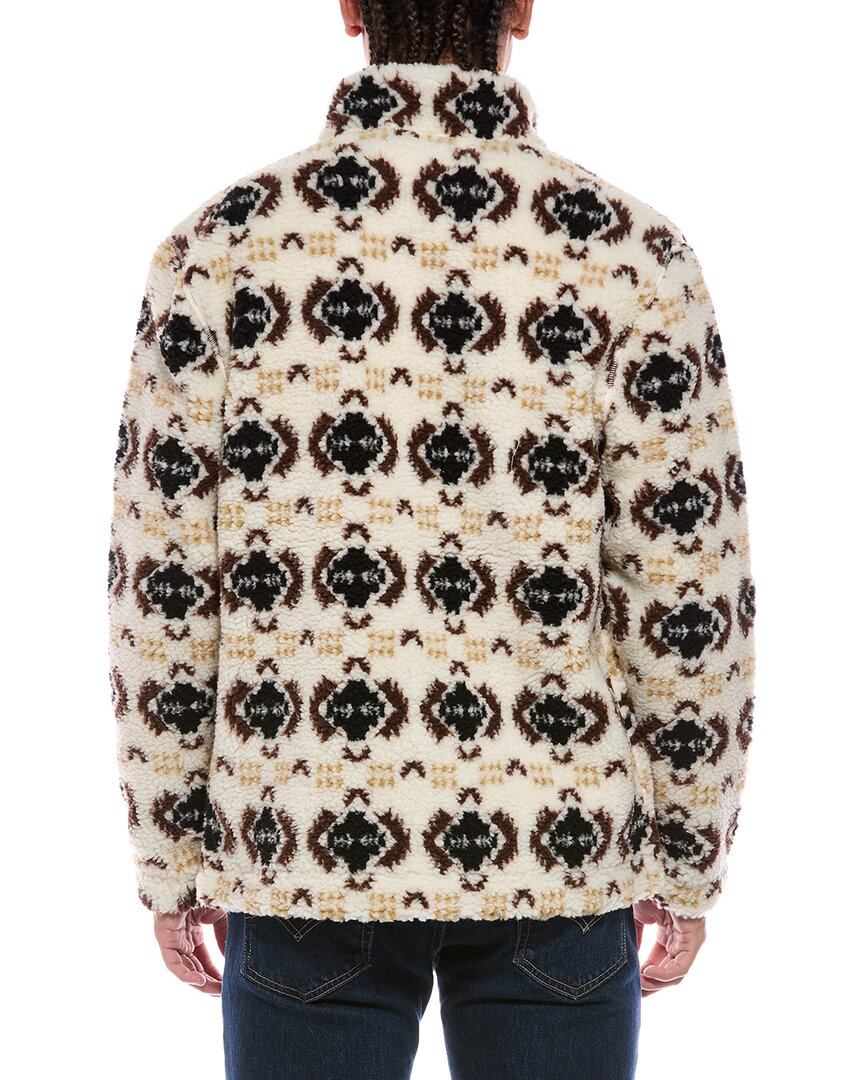 WEATHERPROOF VINTAGE Weatherproof Vintage Printed Berber Fleece Full Zip Jacket