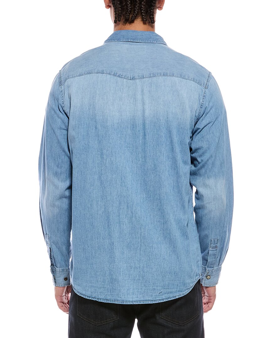 Weatherproof Vintage Western Ombre Solid Demin Shirt