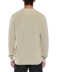 Weatherproof Vintage Rib Knit Stonewash Crewneck Sweater
