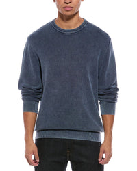 Weatherproof Vintage Rib Knit Stonewash Crewneck Sweater