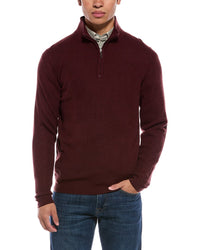WEATHERPROOF VINTAGE Weatherproof Vintage Soft Touch All Over Texture 1/4-Zip Mock Neck Sweater