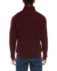 WEATHERPROOF VINTAGE Weatherproof Vintage Soft Touch All Over Texture 1/4-Zip Mock Neck Sweater