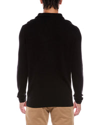 WEATHERPROOF VINTAGE Weatherproof Vintage Soft Touch All Over Texture 1/4-Zip Mock Neck Sweater