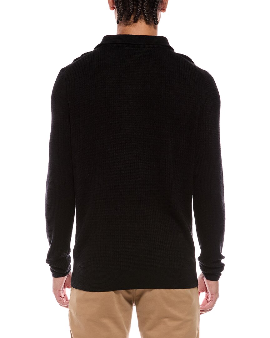 WEATHERPROOF VINTAGE Weatherproof Vintage Soft Touch All Over Texture 1/4-Zip Mock Neck Sweater
