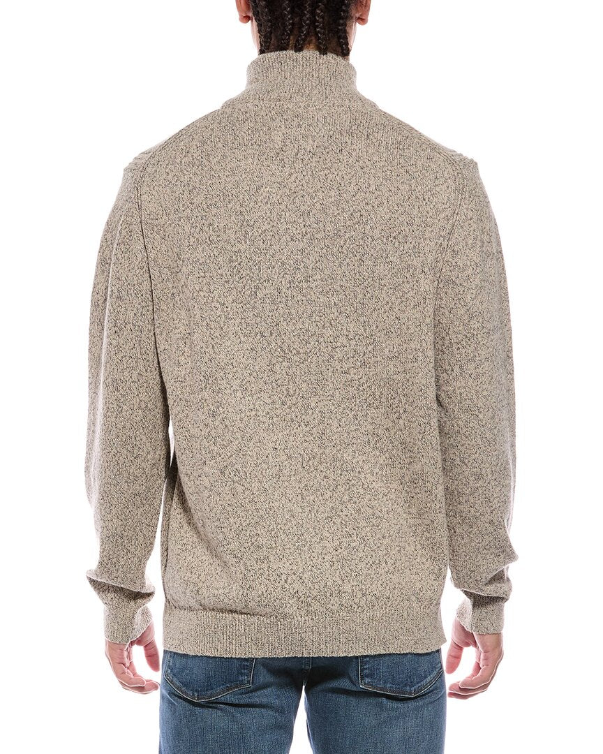 WEATHERPROOF VINTAGE Weatherproof Vintage Mixy Quarter Zip Mock Neck Sweater