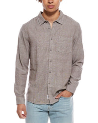Vintage Summer Long Sleeve Linen-Blend Shirt