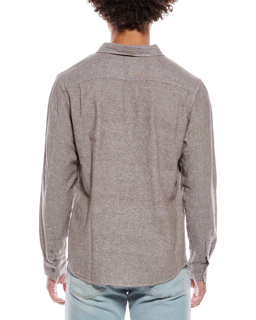 Vintage Summer Long Sleeve Linen-Blend Shirt
