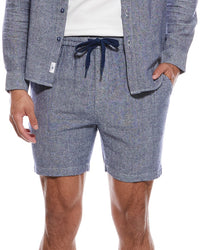 Vintage Summer Linen-Blend Short