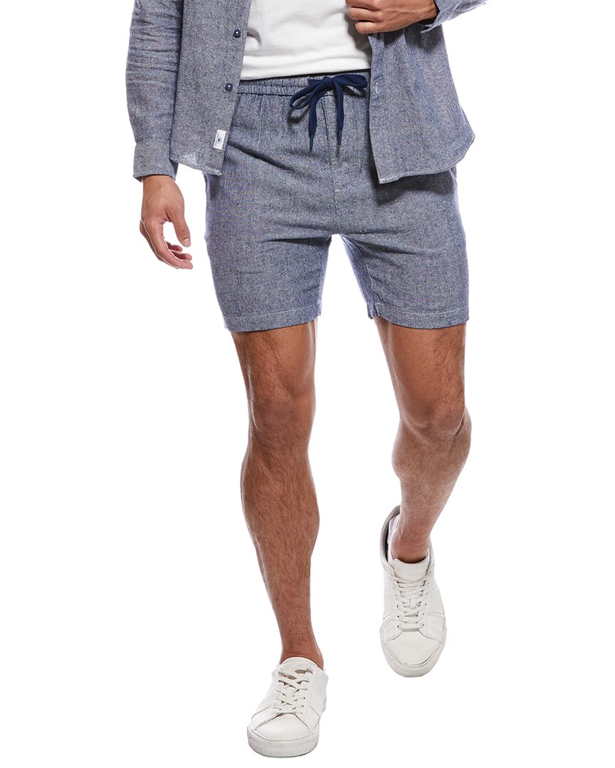 Vintage Summer Linen-Blend Short