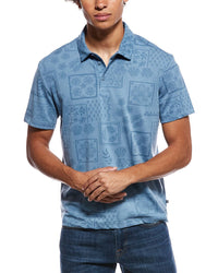 VINTAGE SUMMER Vintage Summer Performance Tonal Pique Polo Shirt