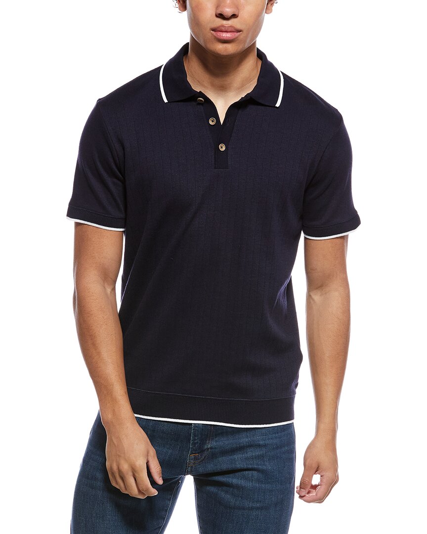 Joe's Jeans Ribbed Polo Sweater