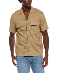 Onia Linen-Blend Utility Shirt