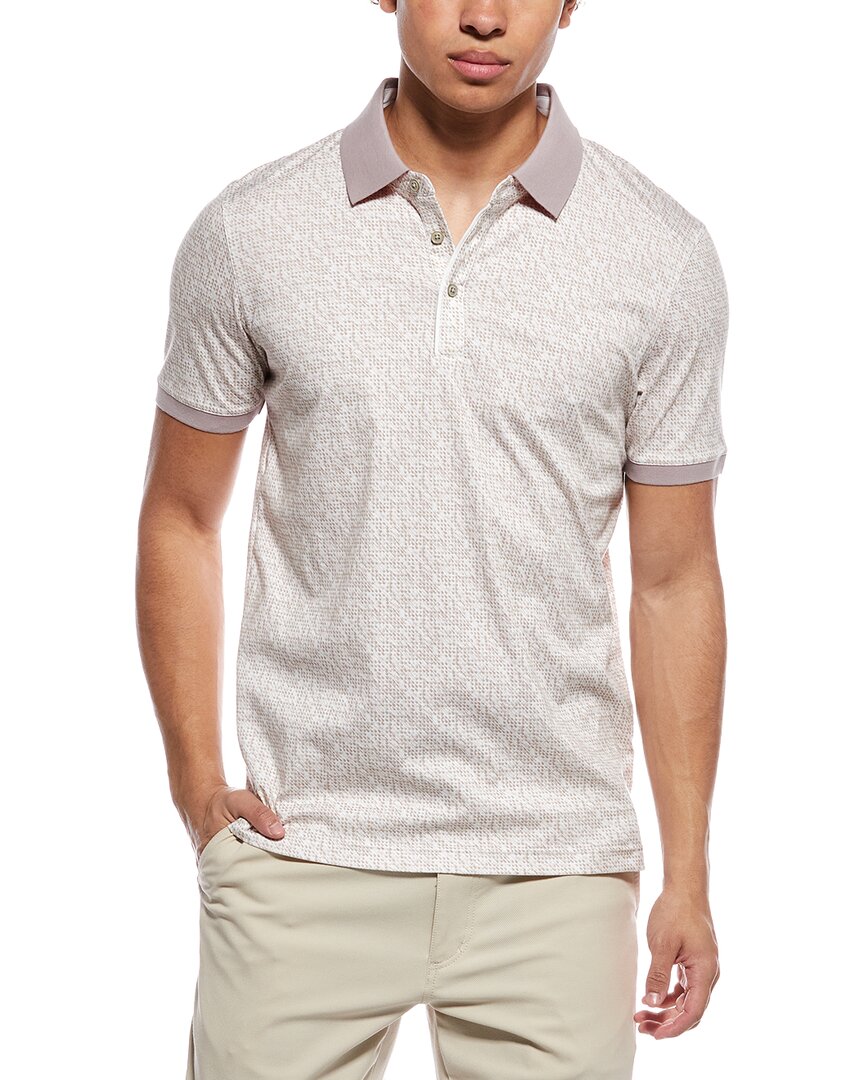 Raffi Brushed Dot Polo Shirt