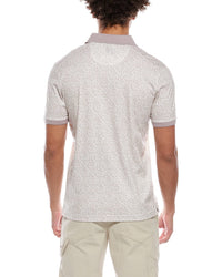 Raffi Brushed Dot Polo Shirt