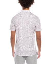 Raffi Mini Leave Print Button Shirt