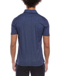 Raffi Jacquard Printed Polo Shirt