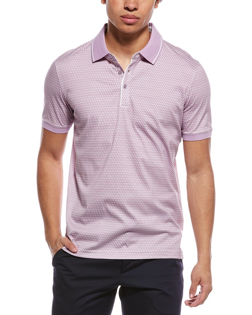 Raffi Raffi Jacquard Print Polo Shirt
