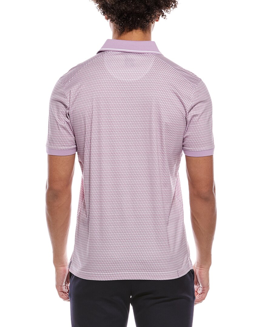 Raffi Raffi Jacquard Print Polo Shirt