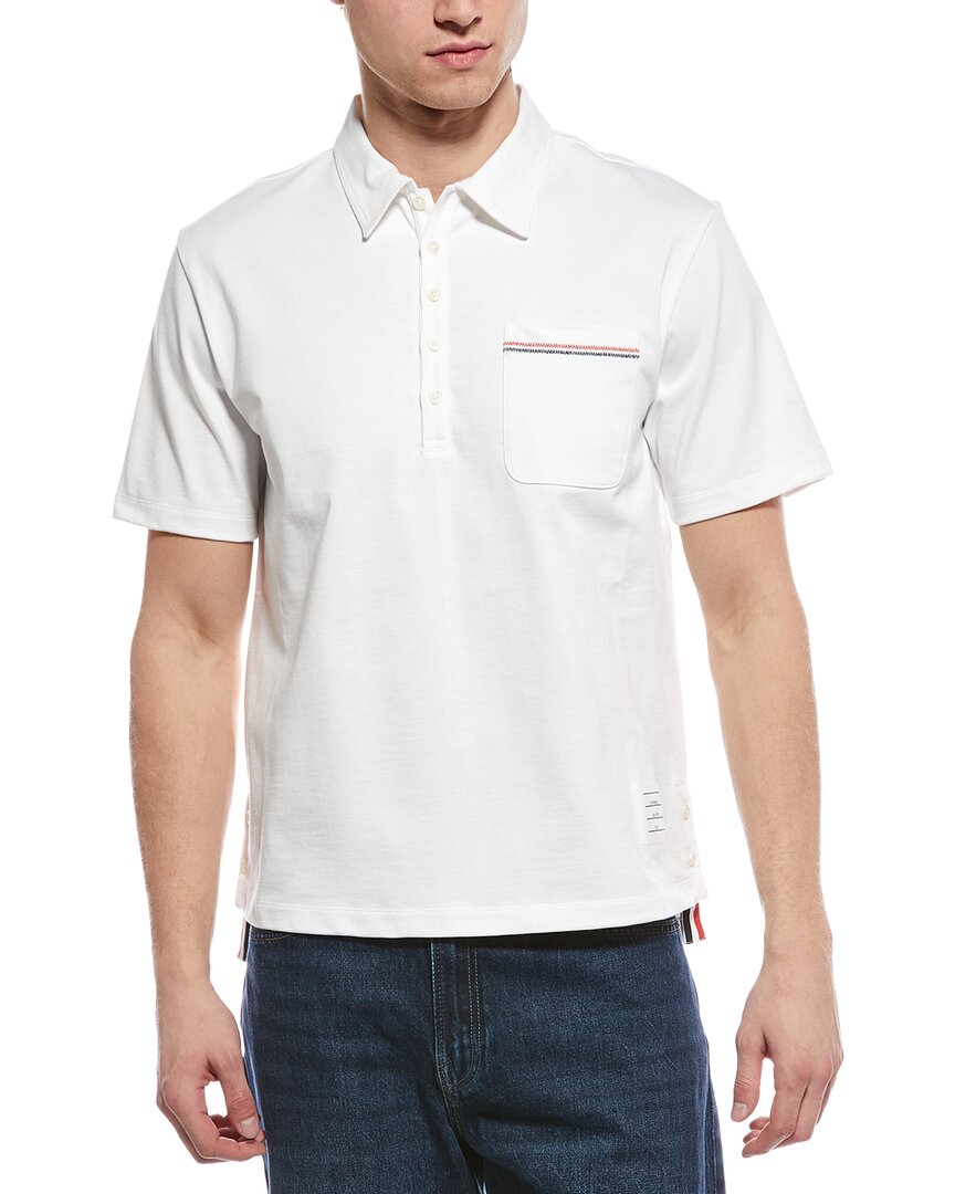 Thom Browne Jersey Oversized Polo Shirt