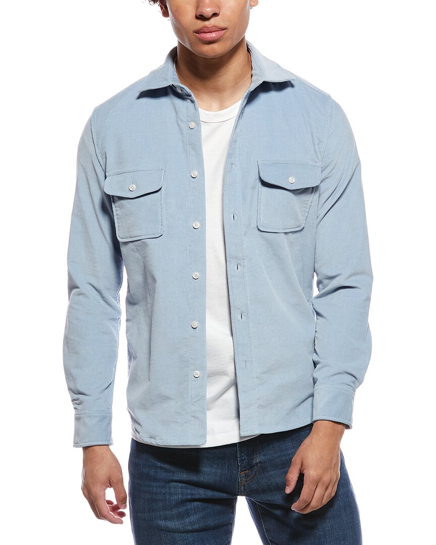 Reiss Tucci Twin Pocket Cord Casual Shirt