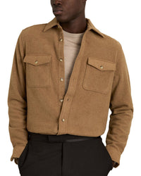 Reiss Demari Twin Pocket Wool-Blend Top