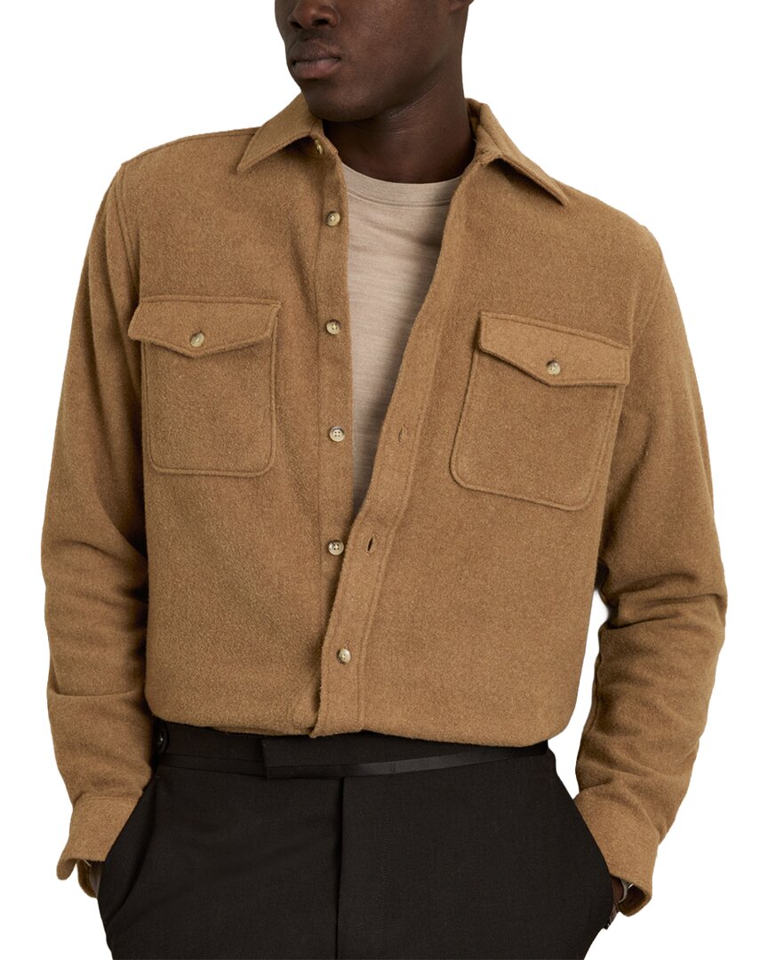 Reiss Demari Twin Pocket Wool-Blend Top