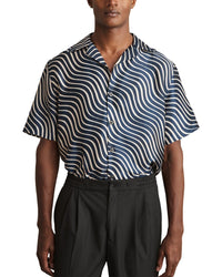 Reiss Carbello Wave Stripe Top
