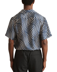 Reiss Carbello Wave Stripe Top