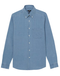 Reiss Kittle Denim Pique Top