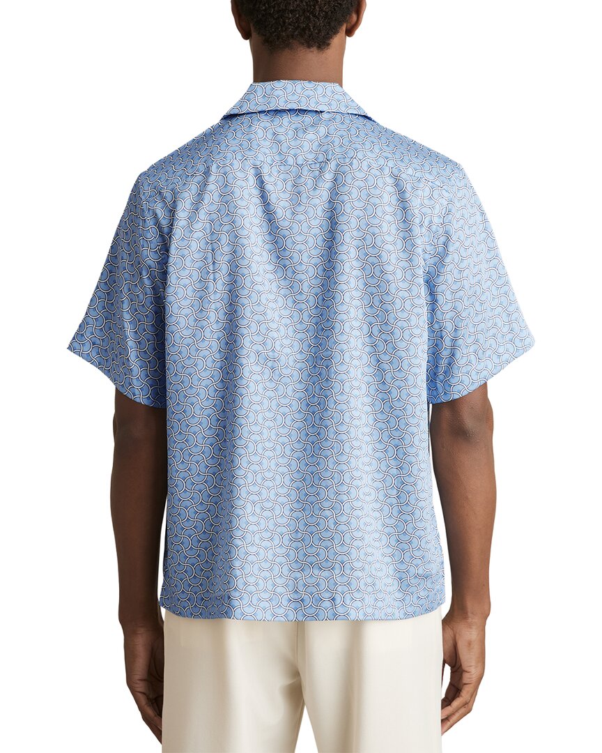 Reiss Barbella Geo Wave Print Top