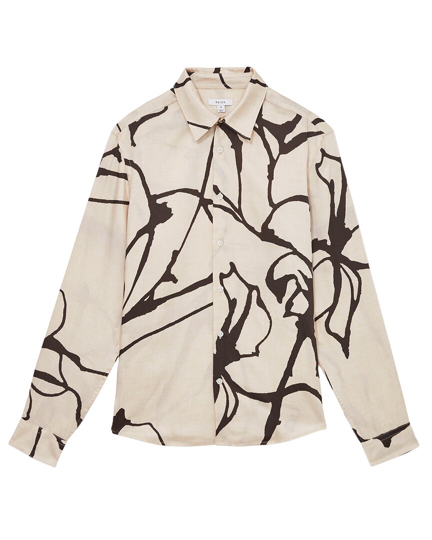 Reiss Suarez Abstract Painted Top