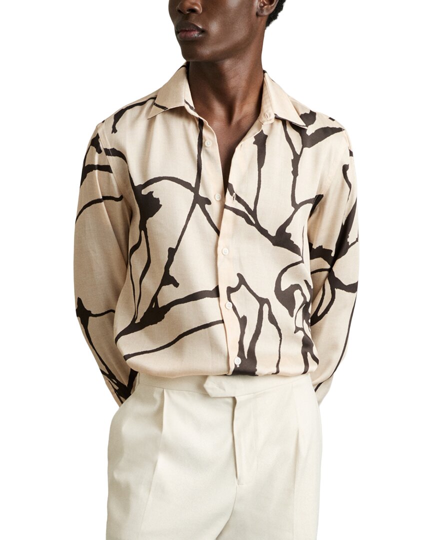 Reiss Suarez Abstract Painted Top