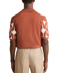 Reiss Terrazzo Cuban Button Sweater