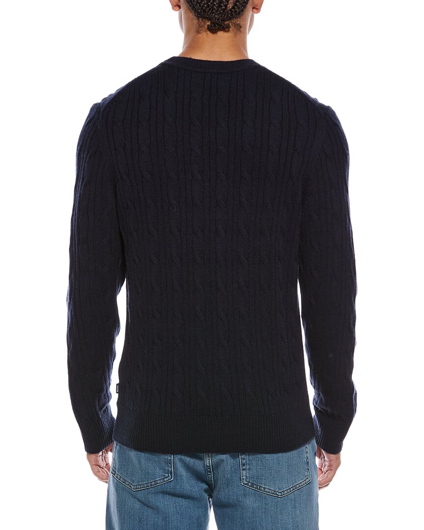 Boss Hugo Boss Hetico Wool & Cashmere-Blend Crewneck Sweater