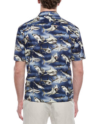 Palm Angels Shark Print Shirt