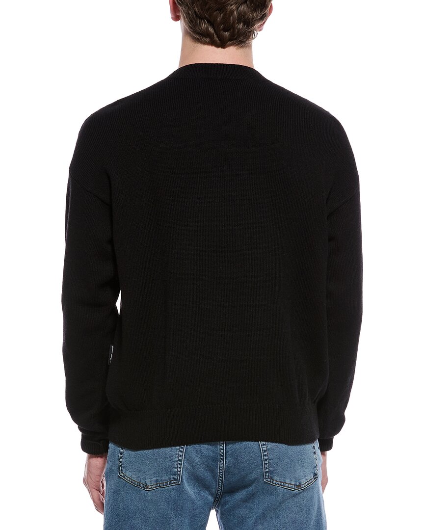 Palm Angels Wool & Cashmere-Blend Crewneck Sweater