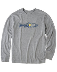 Life Is Good® Fishscape Crusher-Lite T-Shirt