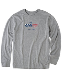 Life is Good® Life Is Good® Patriotic Truck Crusher-Lite T-Shirt