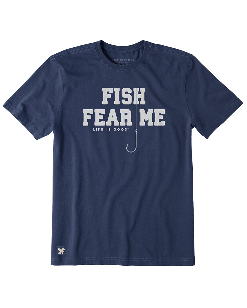 Life is Good® Life Is Good® Hook Fish Fear Me Crusher T-Shirt