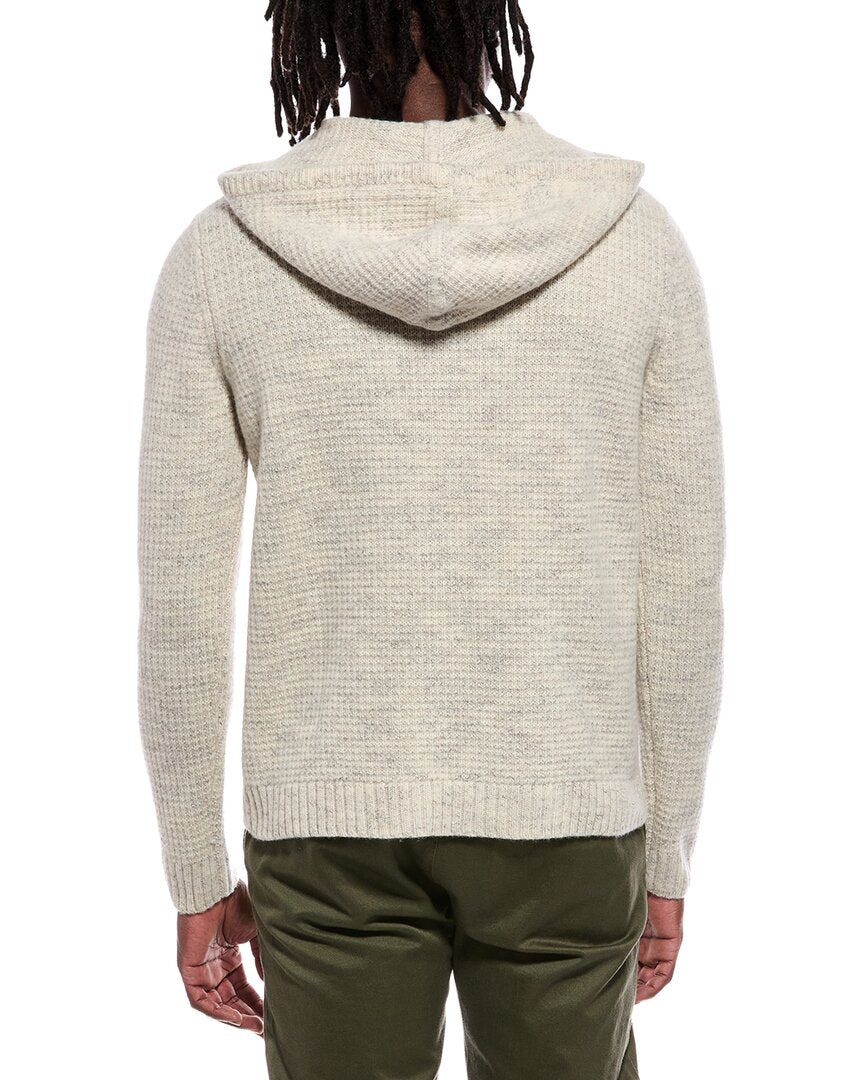 Autumn Cashmere Italian Waffle Wool & Cashmere-Blend Hoodie
