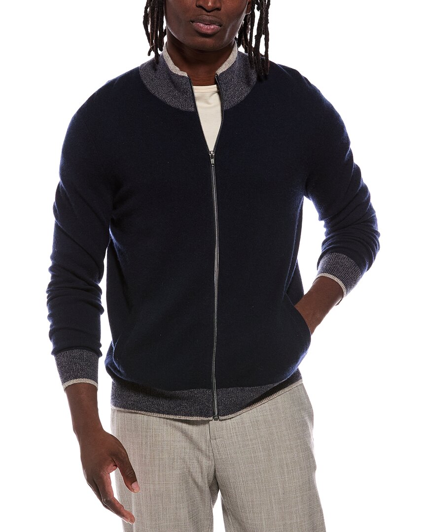 Autumn Cashmere Contrast Trim 100% Cashmere Jacket