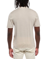 Autumn Cashmere Autumn Cashmere Button Down Contrast Linking Cashmere-Blend Shirt